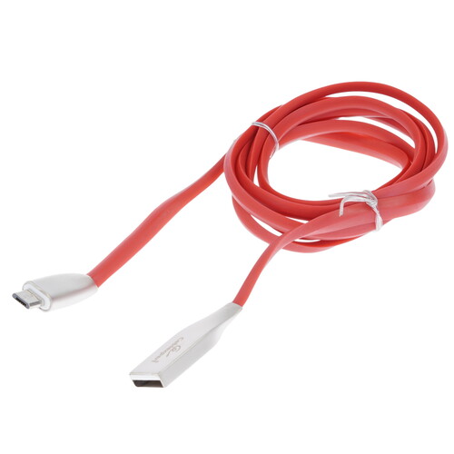 Купить Кабель круглый Cablexpert micro USB - USB 2.0 Type-A красный 1 м  5485497. Характеристики, отзывы и цены в Донецке