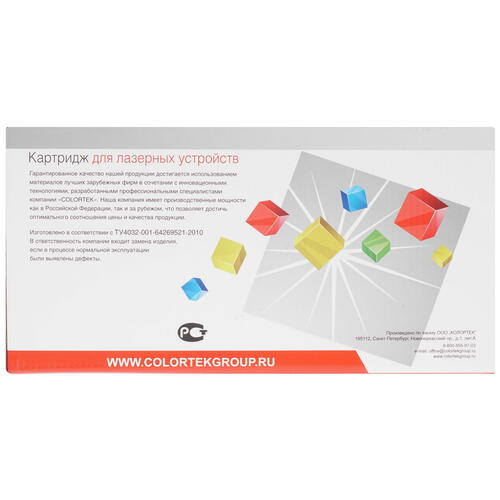 Купить Картридж лазерный Colortek CLT-406S C голубой  5367121. Характеристики, отзывы и цены в Донецке
