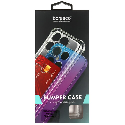 Купить Накладка  BoraSCO для Apple iPhone 15 Pro Max прозрачный  5473644. Характеристики, отзывы и цены в Донецке