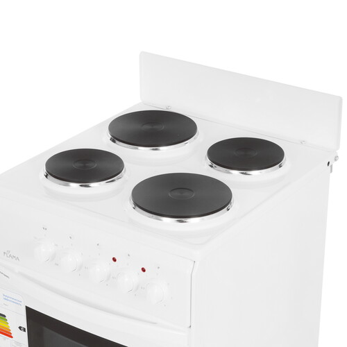 Купить Электрическая плита FLAMA AE 1402 W белый  1027754. Характеристики, отзывы и цены в Донецке
