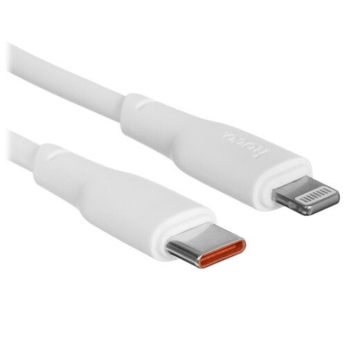 Купить Кабель круглый Hoco Lightning 8-pin - USB Type-C белый 2 м  9238193. Характеристики, отзывы и цены в Донецке