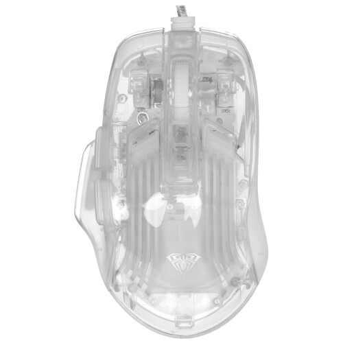Купить Мышь проводная AULA S80 [80003327] прозрачный  5606263. Характеристики, отзывы и цены в Донецке