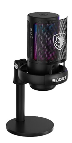 Купить Микрофон Sades Tyto черный  5604580. Характеристики, отзывы и цены в Донецке