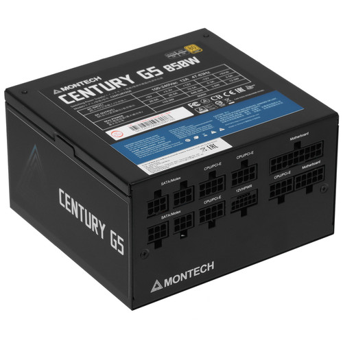 Купить Блок питания MONTECH CENTURY G5 850 [CENTURY G5 850] черный  5426581. Характеристики, отзывы и цены в Донецке
