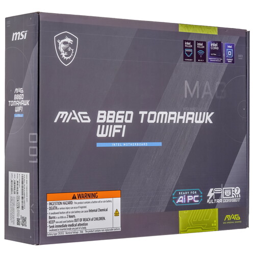 Купить Материнская плата MSI MAG B860 TOMAHAWK WIFI  5618746. Характеристики, отзывы и цены в Донецке