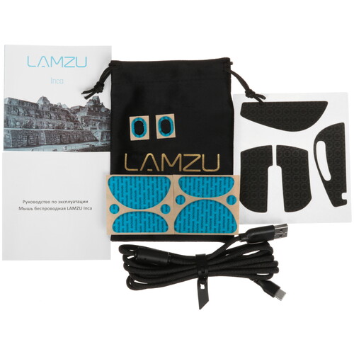 Купить Мышь беспроводная/проводная LAMZU Inca  черный  5603654. Характеристики, отзывы и цены в Донецке