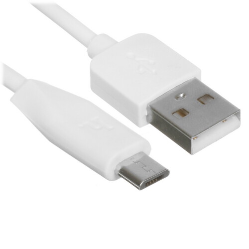 Купить Кабель круглый Hoco micro USB - USB 2.0 Type-A белый 1 м  5470806. Характеристики, отзывы и цены в Донецке