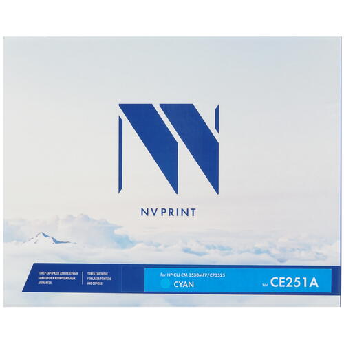 Купить Картридж лазерный NV Print CE251A голубой, с чипом  7974108. Характеристики, отзывы и цены в Донецке