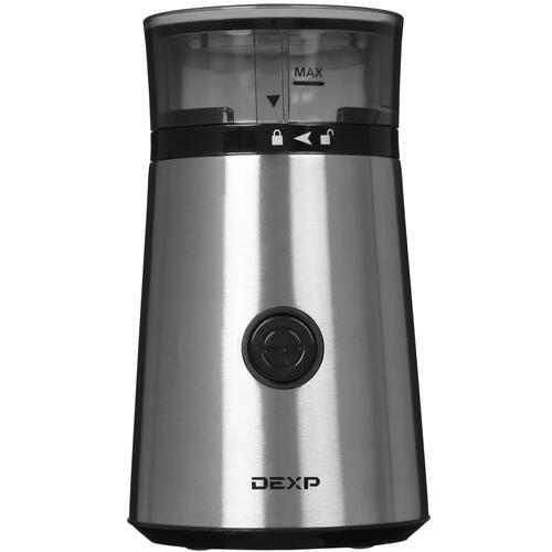 Купить Кофемолка электрическая DEXP CG-0300S серебристый  1308414. Характеристики, отзывы и цены в Донецке