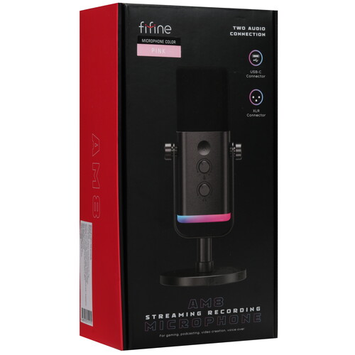 Купить Микрофон Fifine AM8 розовый  5465281. Характеристики, отзывы и цены в Донецке