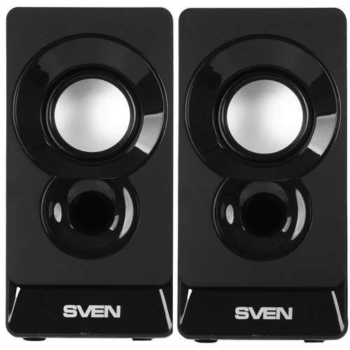Купить Колонки SVEN 300 черный  1210898. Характеристики, отзывы и цены в Донецке