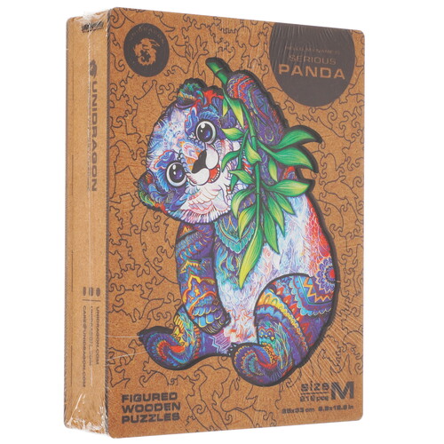 Купить Пазл UNIDRAGON Серьёзная панда М 14+  5352876. Характеристики, отзывы и цены в Донецке