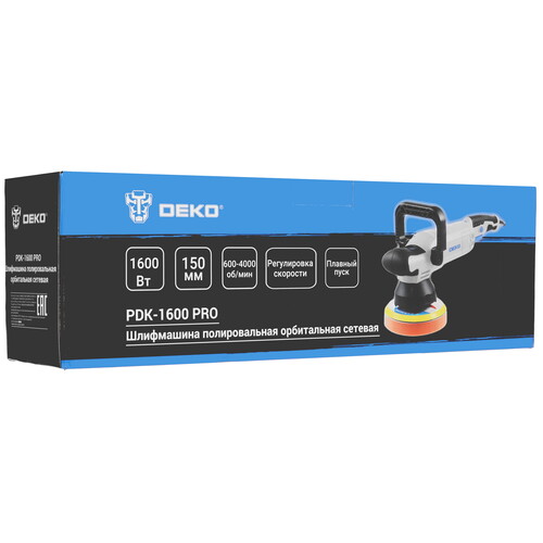 Купить Полировальная машина DEKO PDK-1600 PRO  5609685. Характеристики, отзывы и цены в Донецке