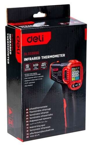 Купить Инфракрасный термометр Deli DL333550  9310967. Характеристики, отзывы и цены в Донецке