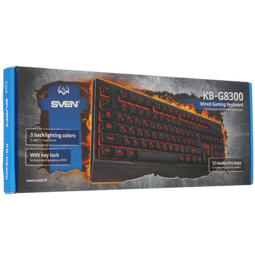 Купить Клавиатура  проводная SVEN KB-G8300  4714024. Характеристики, отзывы и цены в Донецке