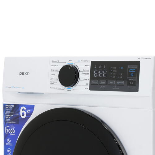 Купить Стиральная машина DEXP WM-F610DMA/WBSI белый  5040233. Характеристики, отзывы и цены в Донецке