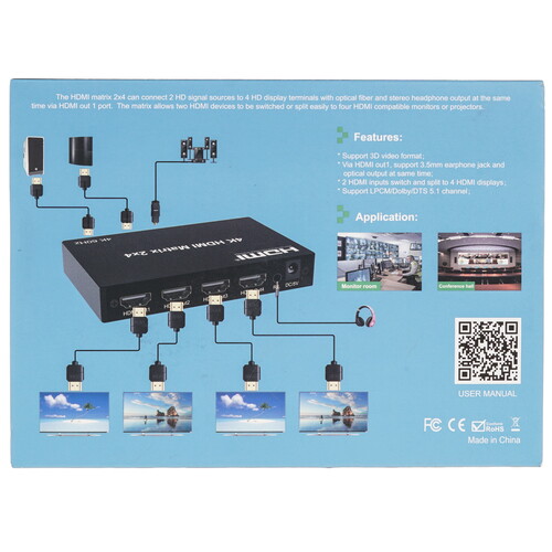 Купить Разветвитель ORIENT HSP0204HN-2.0  5470271. Характеристики, отзывы и цены в Донецке