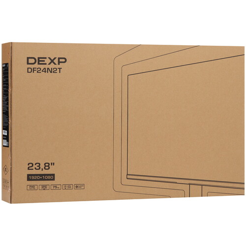 Купить 23.8" Монитор DEXP DF24N2T черный  5411407. Характеристики, отзывы и цены в Донецке