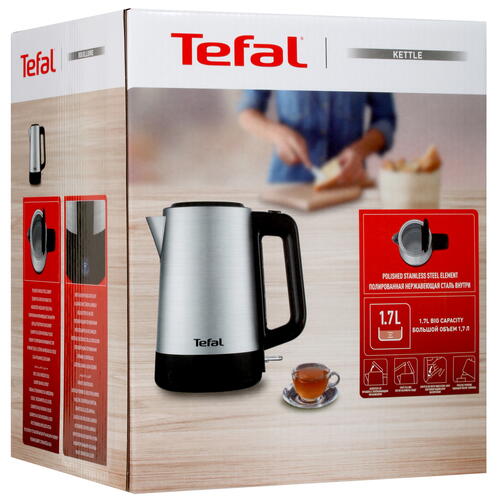 Купить Электрочайник Tefal Equinox BI520D10 серебристый  4789219. Характеристики, отзывы и цены в Донецке