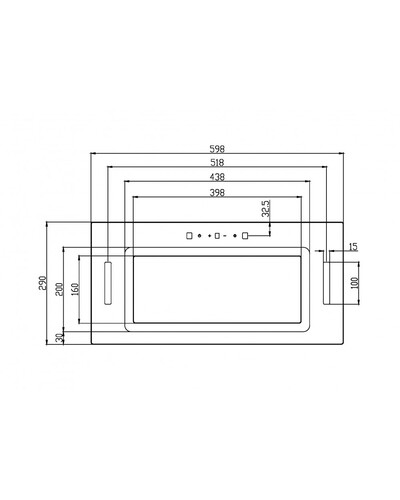 Купить Вытяжка полновстраиваемая SCHTOFF SESTO 60 INOX серебристый  9145458. Характеристики, отзывы и цены в Донецке