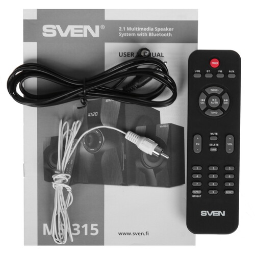 Купить Колонки SVEN MS-315 черный  5425710. Характеристики, отзывы и цены в Донецке