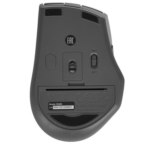 Купить Мышь беспроводная A4Tech Fstyler FG30S  серый  4824786. Характеристики, отзывы и цены в Донецке