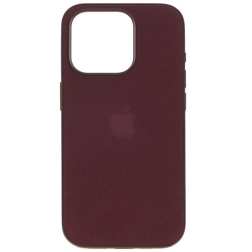 Купить Накладка  Apple FineWoven Case with MagSafe для Apple iPhone 15 Pro бордовый  5432403. Характеристики, отзывы и цены в Донецке