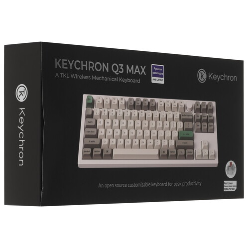 Купить Клавиатура  проводная + беспроводная Keychron Q3 Max  9307537. Характеристики, отзывы и цены в Донецке