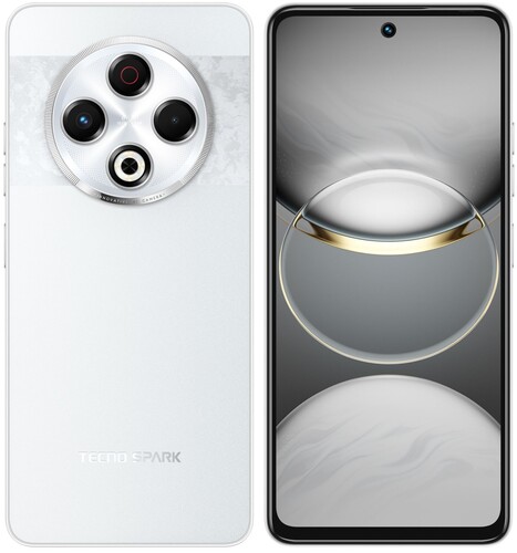 Купить 6.78" Смартфон Tecno SPARK 30 4G 256 ГБ белый  5491972. Характеристики, отзывы и цены в Донецке