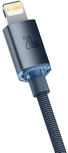 Купить Кабель круглый Baseus Lightning 8-pin - USB Type-C черный 2 м  5627608. Характеристики, отзывы и цены в Донецке