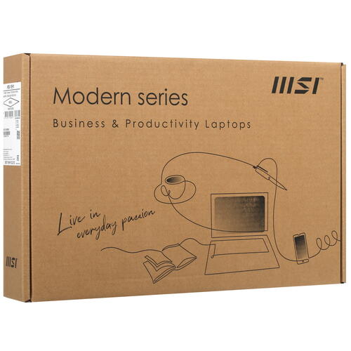15.6" Ноутбук MSI Modern 15 B12M-213XRU черный Купить 15.6" Ноутбук MSI Modern 15 B12M-213XRU черный  5064395. Характеристики, отзывы и цены в Донецке