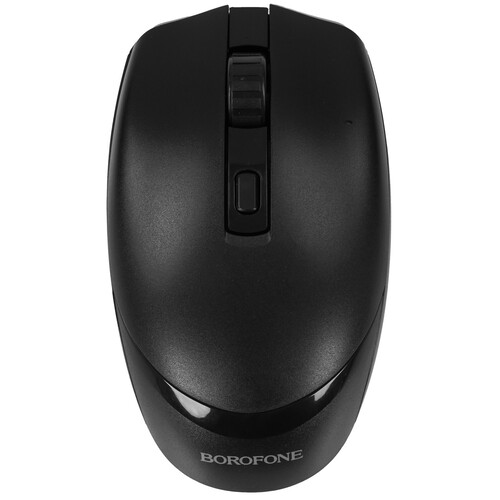 Купить Мышь беспроводная Borofone BG7 Business Platinum [6974443389982] черный  9237777. Характеристики, отзывы и цены в Донецке