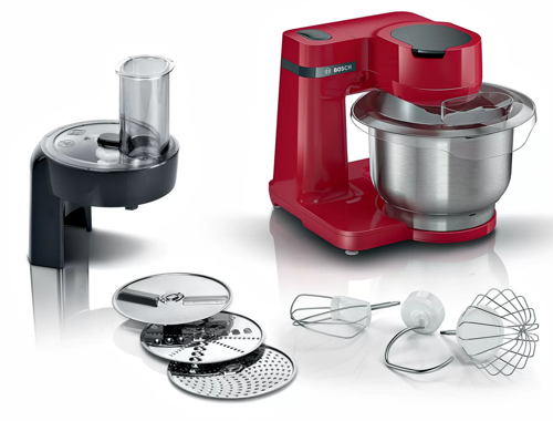 Купить Кухонная машина Bosch Serie 2 MUMS2ER01 красный  5075343. Характеристики, отзывы и цены в Донецке