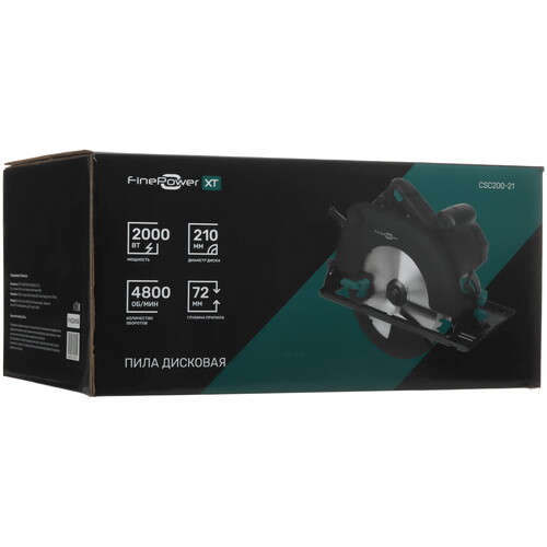 Купить Пила дисковая FinePower XT CSC200-21  9160934. Характеристики, отзывы и цены в Донецке