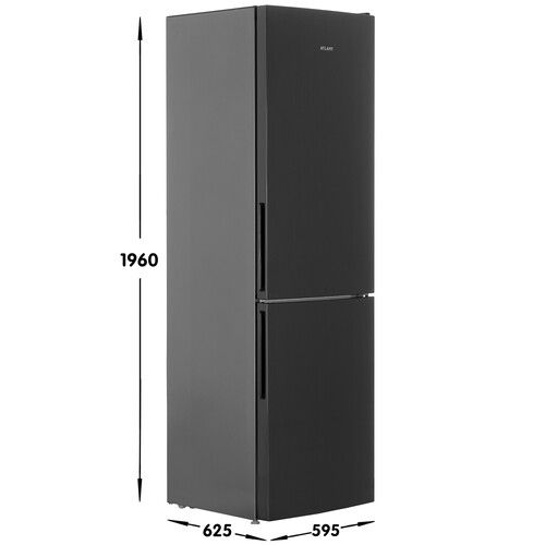 Купить Холодильник с морозильником   ATLANT ХМ-4624-151 черный  9055853. Характеристики, отзывы и цены в Донецке