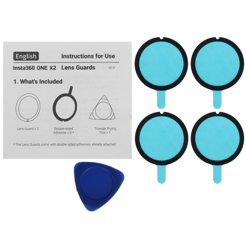 Купить Защитная линза Insta360 ONE X2 Sticky Lens Guards  5483443. Характеристики, отзывы и цены в Донецке
