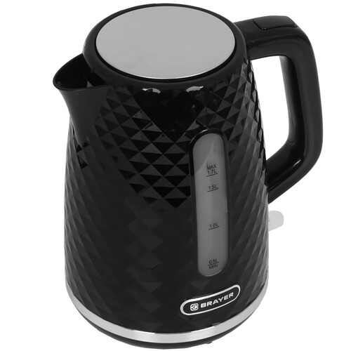 Купить Электрочайник BRAYER BR6104BK черный  9211250. Характеристики, отзывы и цены в Донецке