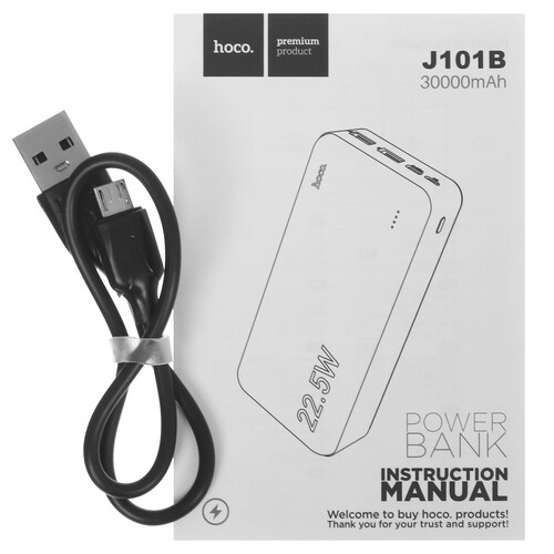 Купить Портативный аккумулятор Hoco J101B черный  5488582. Характеристики, отзывы и цены в Донецке