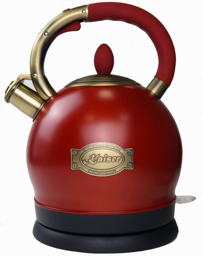 Купить Электрочайник Kaiser WK2000RotEM красный  1192334. Характеристики, отзывы и цены в Донецке