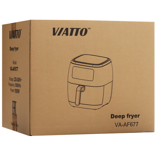 Купить Аэрогриль Viatto VA-AF677 черный  9906339. Характеристики, отзывы и цены в Донецке