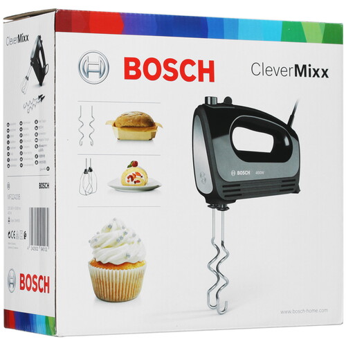 Купить Миксер Bosch CleverMixx MFQ2420B черный  8171614. Характеристики, отзывы и цены в Донецке