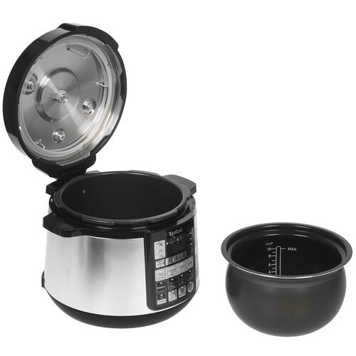 Купить Мультиварка-скороварка Tefal CY621D32 серебристый  8122392. Характеристики, отзывы и цены в Донецке