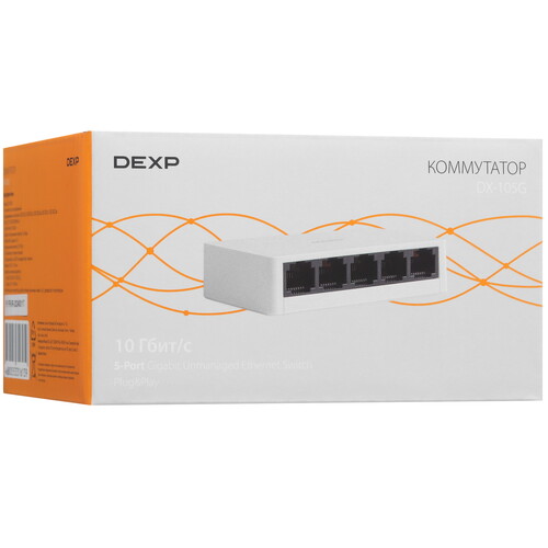 Купить Коммутатор DEXP DX-105G  9072015. Характеристики, отзывы и цены в Донецке