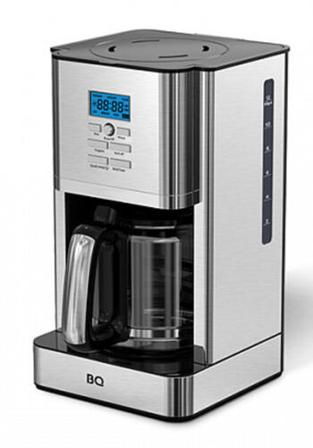 Купить Кофеварка капельная BQ CM1004 Steel-black серебристый  9116147. Характеристики, отзывы и цены в Донецке