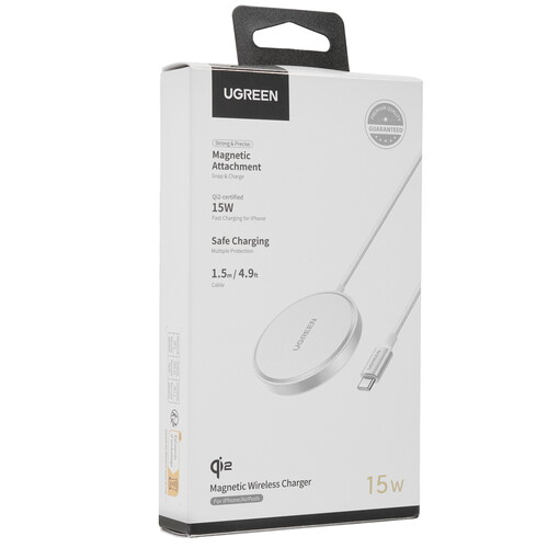 Купить Беспроводное зарядное устройство Ugreen W703 серебристый  9191277. Характеристики, отзывы и цены в Донецке