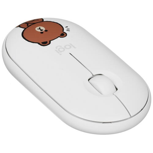 Купить Мышь беспроводная Logitech Pebble M350 [910-005781] белый  5404490. Характеристики, отзывы и цены в Донецке