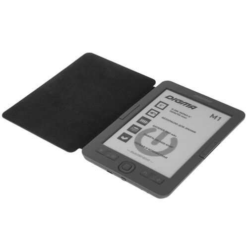 Купить 6" Электронная книга Digma M1 серый + чехол  5347898. Характеристики, отзывы и цены в Донецке
