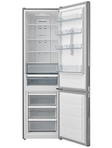 Купить Холодильник с морозильником   Centek CT-1723 серебристый  9193985. Характеристики, отзывы и цены в Донецке