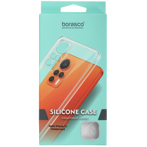 Купить Накладка  BoraSCO для Apple iPhone 13 прозрачный  5637346. Характеристики, отзывы и цены в Донецке