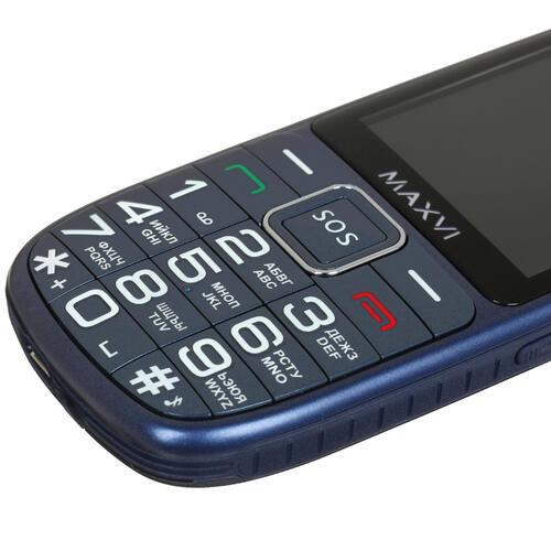 Купить Сотовый телефон Maxvi B9 синий  4714238. Характеристики, отзывы и цены в Донецке